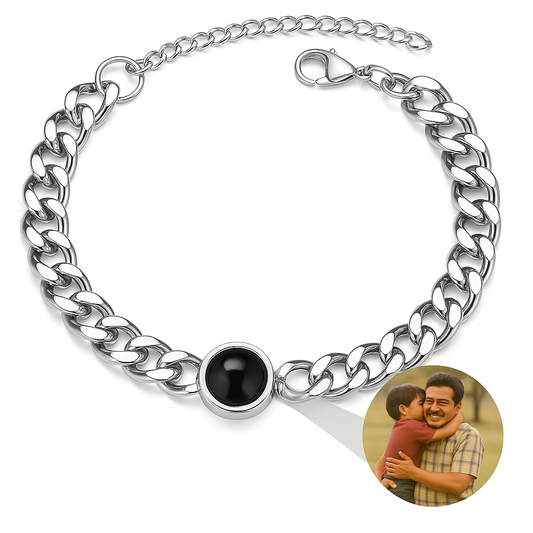 Pulsera con foto personalizada (Hombres)