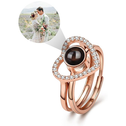Anillos con foto personalizada